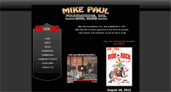 Desktop Screenshot of mpfoundations.com